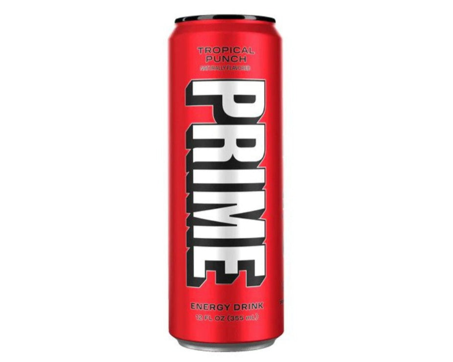 Prime Hydration Can 'Tropical Punch'