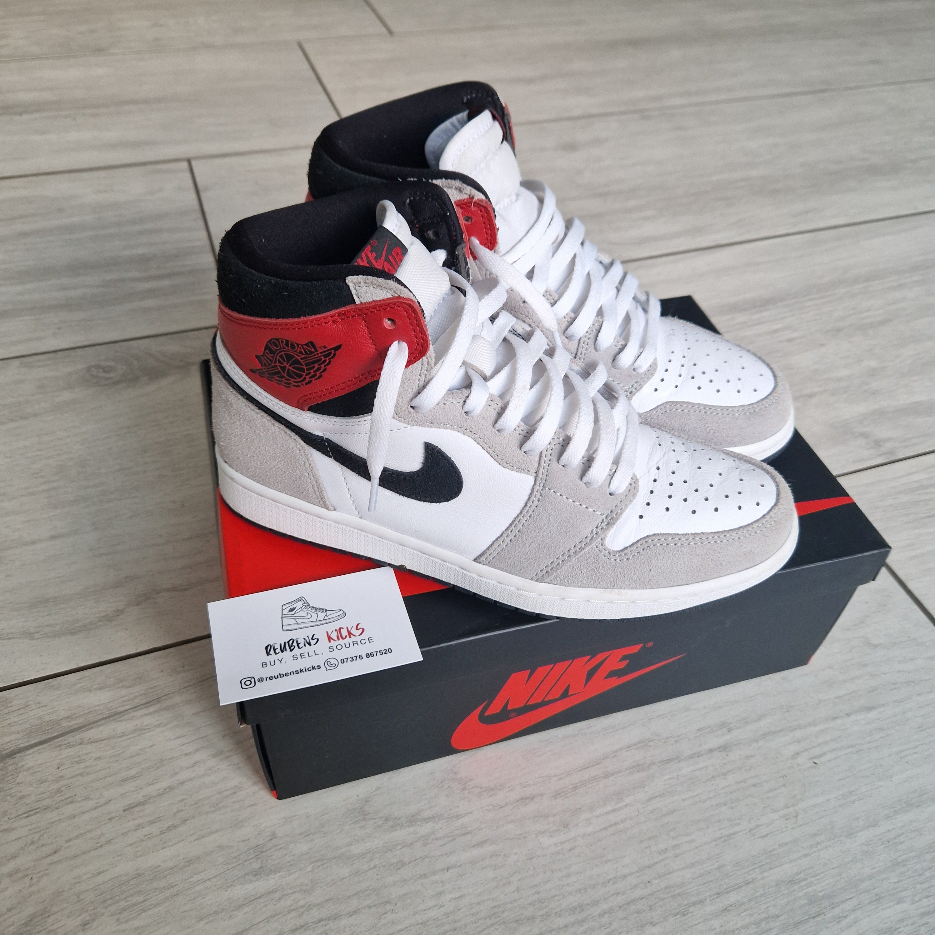 Air Jordan 1 High 'Smoke Grey' USED (read description) – ReubensKicks