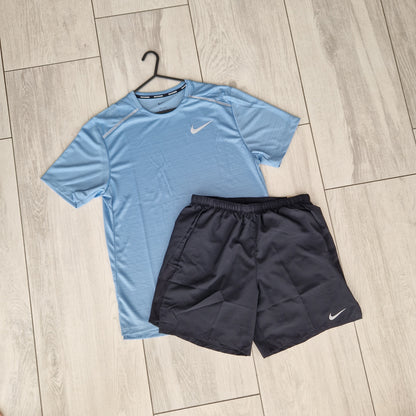 Nike Miler and Short Set 'Worn Blue'