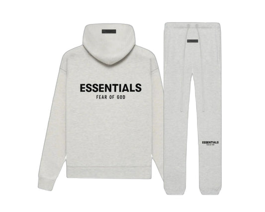 Fear Of God Essentials Light Oatmeal Tracksuit (SS22)